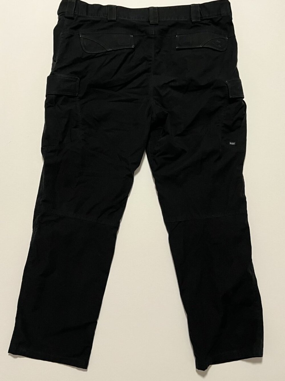 5.11 Tactical Cargo Pants Double Knee Ripstop Utility Black Men's size 40x32 - Picture 5 of 7